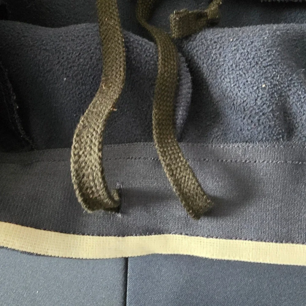 Nike Training Pants Mens XL Navy Blue Therma-FIT Zippered Cuffs Joggers
